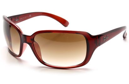 Ray-Ban 4068 Top Brown Pipe on Pink Sunglasses