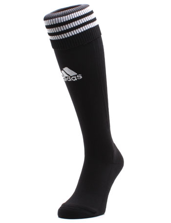 3 Stripe Team Sock Black White