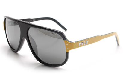 Polo 4055 Black and Yellow Sunglasses