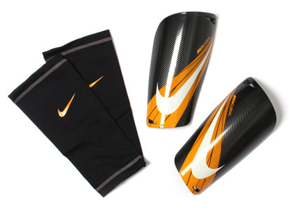 Mercurial Lite III Shin Guard Dark Black-Circuit Orange