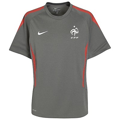 2011-12 France Nike Training Shirt (Grey)
