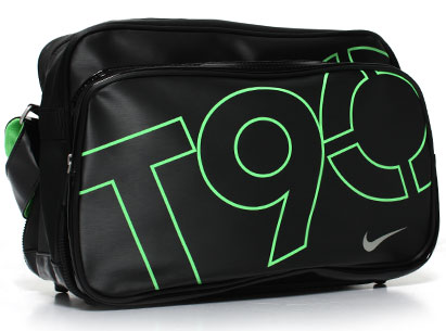 T90 Messenger Game Bag Black-Electric Green