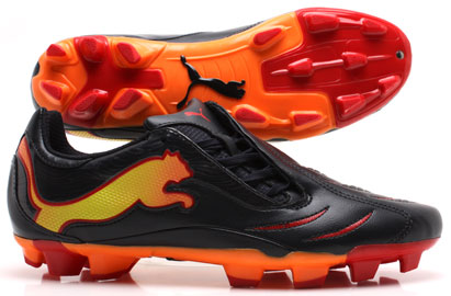PowerCat 3.10 World Cup FG Football Boots Navy Lava Peach