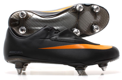 Mercurial Vapor VI SG Football Boots Black - Circuit Orange