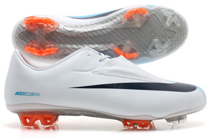 Mercurial Vapor VI FG Football Boots White/Windchill/Chlorine Bl
