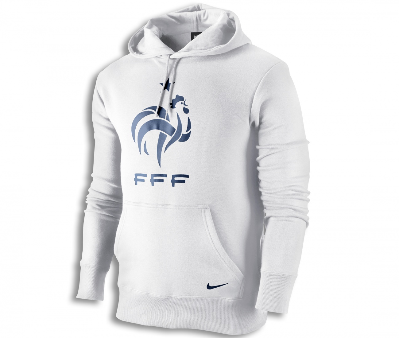 2011-12 France Nike Core Hooded Top (White)