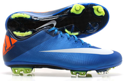 Mercurial Vapor Superfly III FG Football Boots Photo Blue-Platin