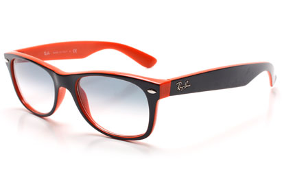 Ray-Ban 2132 Wayfarer Top Blue Orange Sunglasses