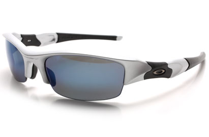 Oakley Polarized Flak Jacket OO9008 24-120 Silver Sunglasses