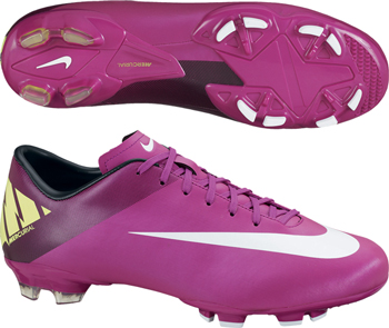 Mercurial Victory II FG Kids Football Boots Red