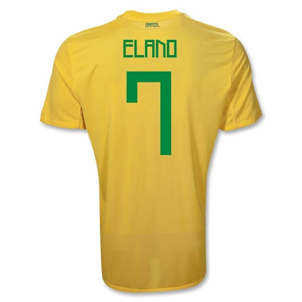 2011-12 Brazil Nike Home Shirt (Elano 7)