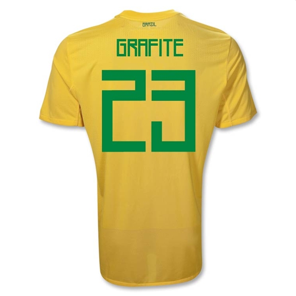 2011-12 Brazil Nike Home Shirt (Grafite 23)