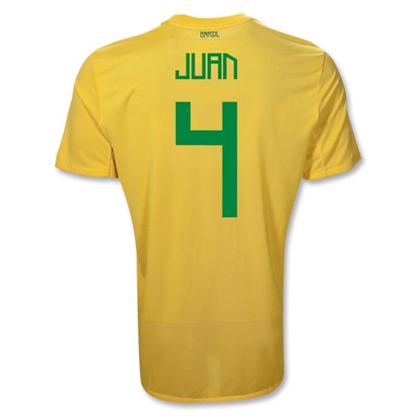 2011-12 Brazil Nike Home Shirt (Juan 4)