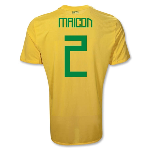 2011-12 Brazil Nike Home Shirt (Maicon 2)