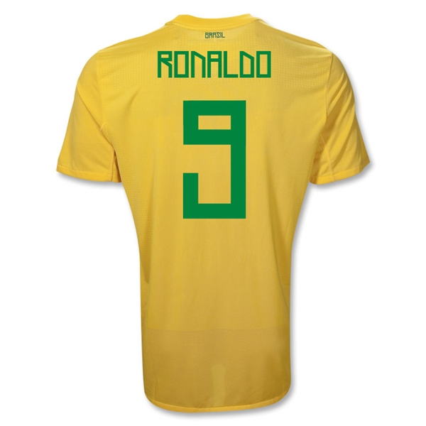 2011-12 Brazil Nike Home Shirt (Ronaldo 9)