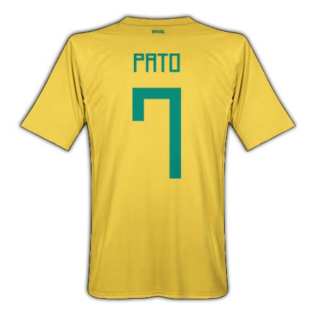 2011-12 Brazil Nike Home Shirt (Pato 7)