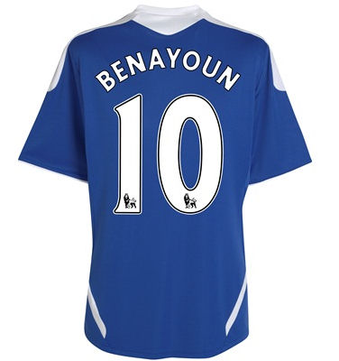 2011-12 Chelsea Home Football Shirt (Benayoun 10)