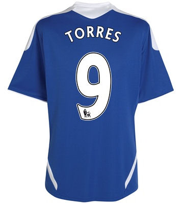 2011-12 Chelsea Home Football Shirt (Torres 9)