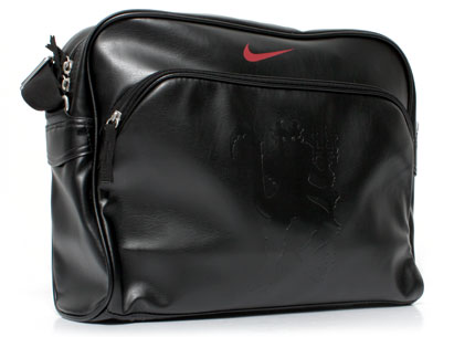 Manchester United Messenger Game Bag Black/red
