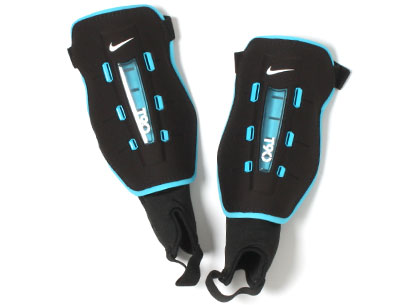 T90 Wrapt Shield Shinguard Black/Blue