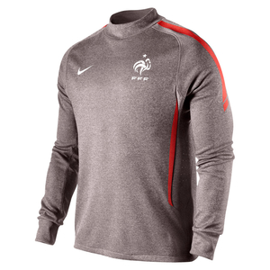 2011-12 France Nike Sweat Top (Grey)