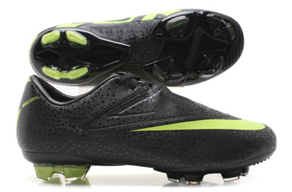 Mercurial Glide FG CR7 Safari Kids Football Boots Black/Volt/Dar