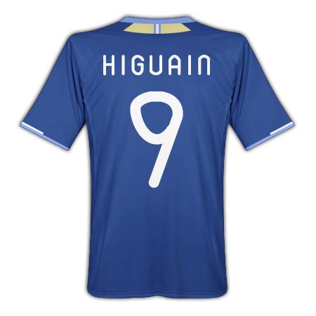 2011-12 Argentina Away Shirt (Higuain 9)