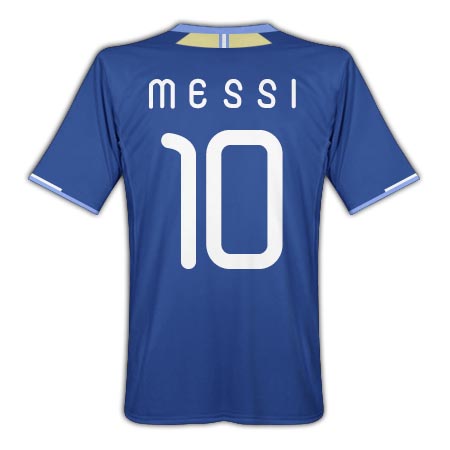 2011-12 Argentina Away Shirt (Messi 10)