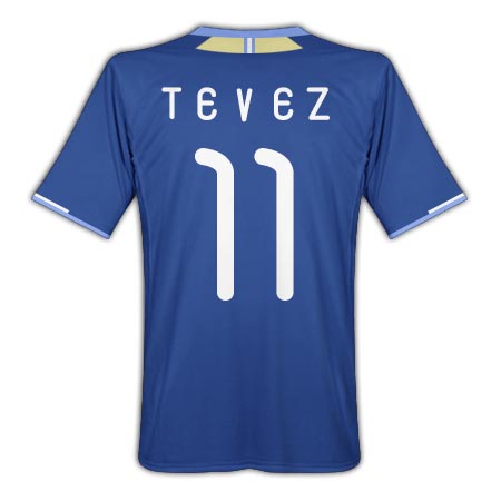 2011-12 Argentina Away Shirt (Tevez 11)