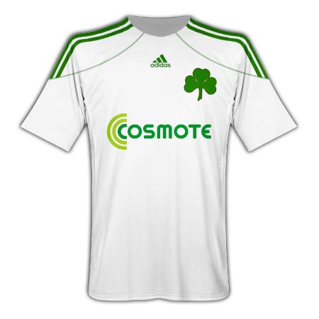 2010-11 Panathanikos Shamrock Away Shirt