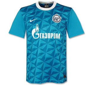 2011-12 Zenit St Petersburg Home Football Shirt