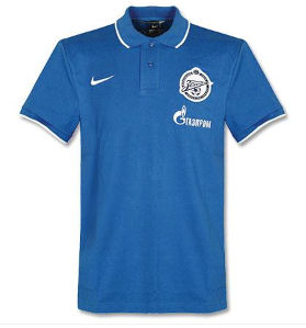 2011-12 Zenit St Petersburg Nike Travel Polo