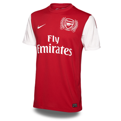 2011-12 Arsenal Home 125 Year Football Shirt