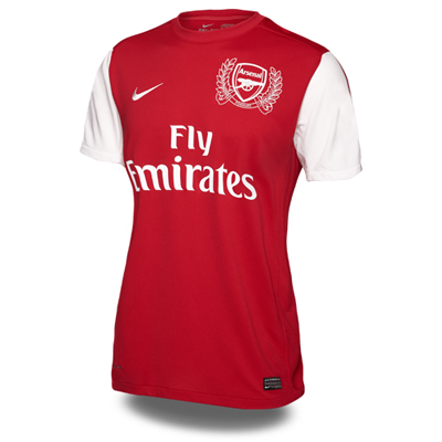 2011-12 Arsenal Home Ladies Football Shirt