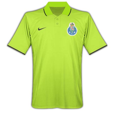 2010-11 FC Porto Nike Travel Polo Shirt (Yellow)