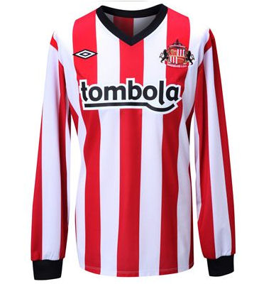 2011-12 Sunderland Umbro Long Sleeve Home Football Shirt