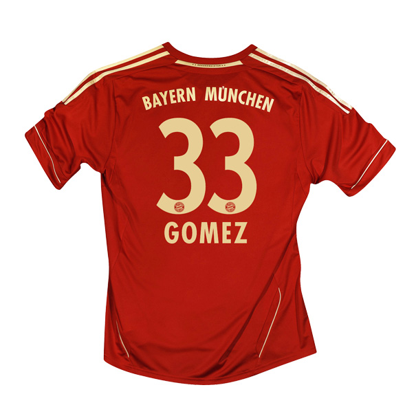 2011-12 Bayern Munich Home Shirt (Gomez 33)