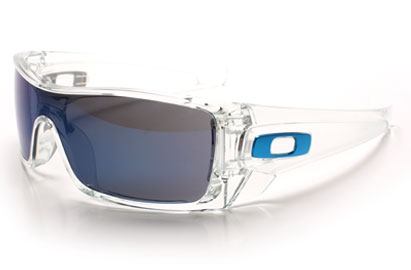 Oakley Batwolf OO9101-07 Polished Clear Ice Iridium Sunglasses