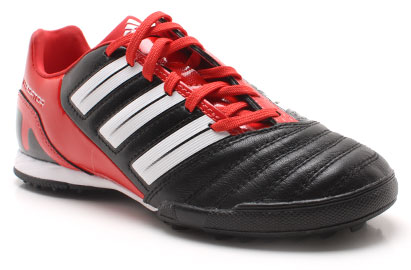 Predator Absolado TF Kids Football Trainers Black-White-Red