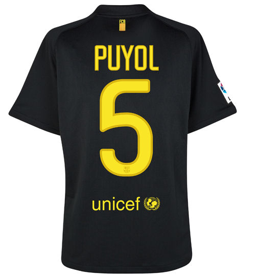 2011-12 Barcelona Nike Away Shirt (Puyol 5)