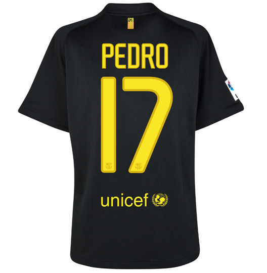 2011-12 Barcelona Nike Away Shirt (Pedro 17)