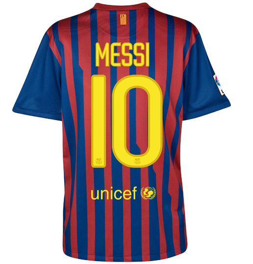 2011-12 Barcelona Nike Home Shirt (Messi 10)