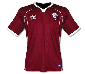 Click here to buy the 2010-11 Qatar Home Football Shirt 2010-11 Qatar Home Football Shirt