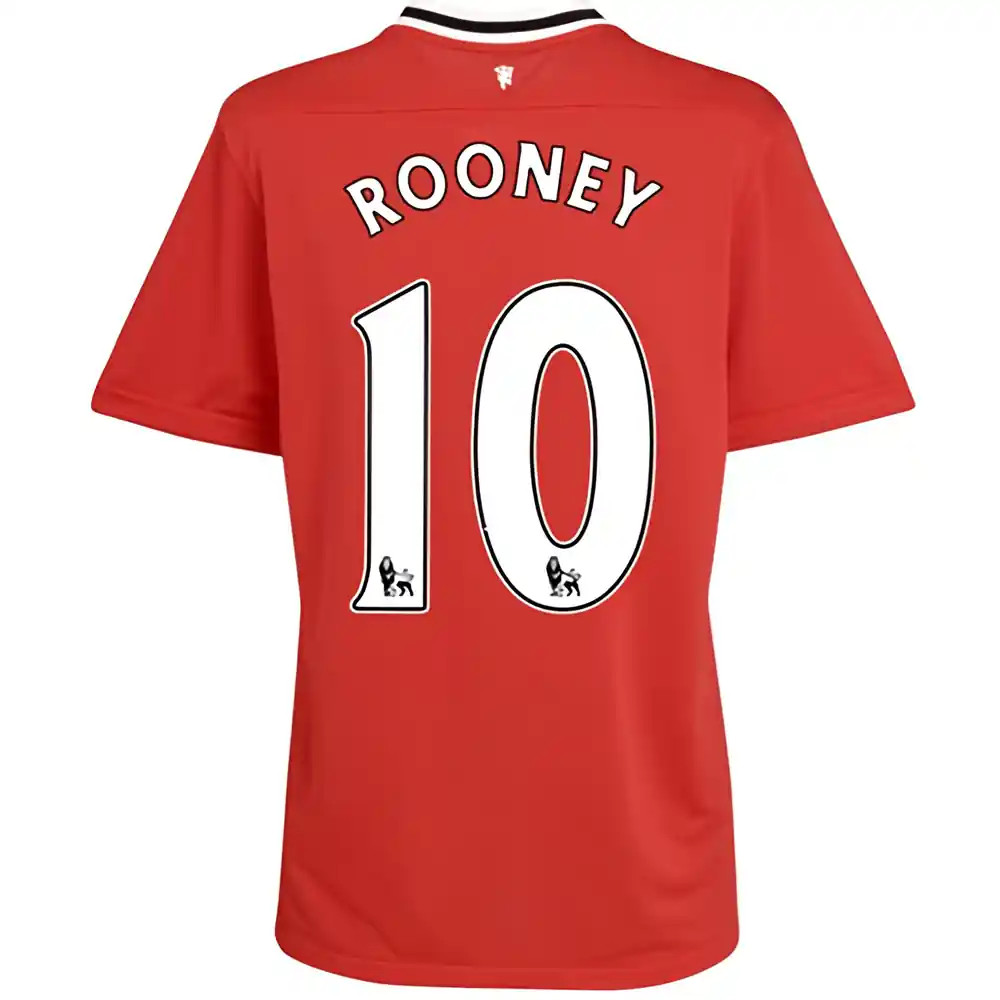 2011-12 Man Utd Nike Home Shirt (Rooney 10) - Kids