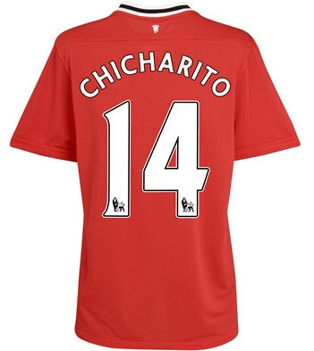 2011-12 Man Utd Nike Home Shirt (Chicharito 14)