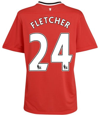 2011-12 Man Utd Nike Home Shirt (Fletcher 24) - Kids