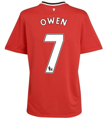 2011-12 Man Utd Nike Home Shirt (Owen 7)