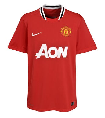 2011-12 Man Utd Home Nike Football Shirt