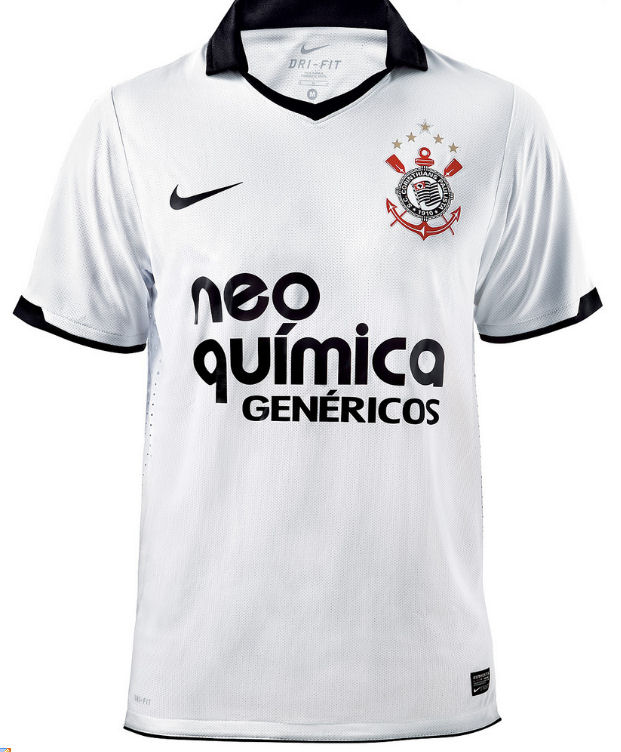2011-12 Corinthians Home Nike Football Shirt