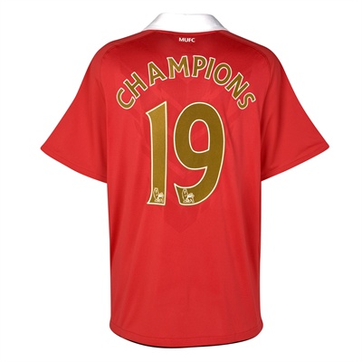 2010-11 Man Utd Nike Home Shirt (Champions 19)